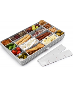 SNACKLE BOX MELII XL 24 COMP. REMOVABLE 2736 ML GREY 19120