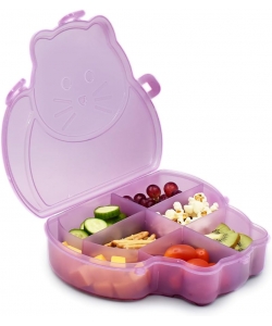 SNACKLE BOX MELII ANIMAL COMP. REMOVABLE 1190 ML CAT PURPLE 23540