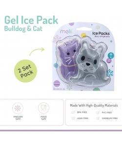 GEL ICE PACK MELII 2 PCS UNICORN/CAT 21410