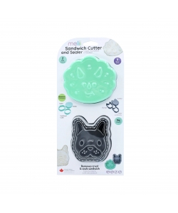 SANDWICH CUTTER MELII 2 PACK 6 PCS DINO/DOG 24060