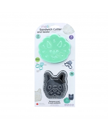SANDWICH CUTTER MELII 2 PACK 6 PCS DINO/DOG 24060