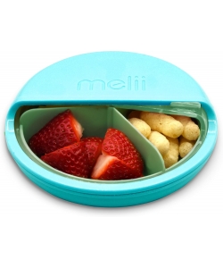 SPIN SNACK CONTAINER MELII BENTO 4 COMP. 463 ML BLUE/MINT 18720