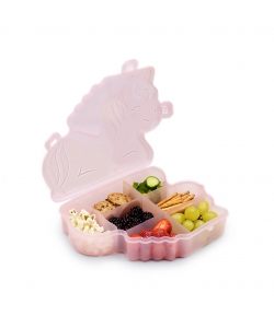 SNACKLE BOX MELII ANIMAL COMP. REMOVABLE 1125 ML UNICORN PINK 23510