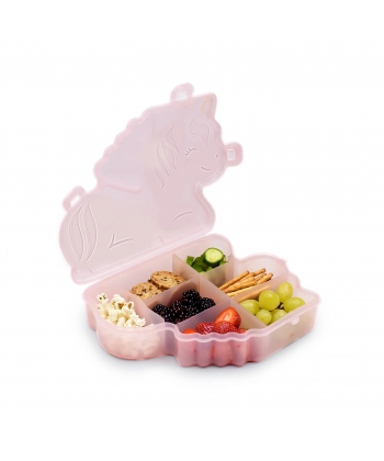 SNACKLE BOX MELII ANIMAL COMP. REMOVABLE 1125 ML UNICORN PINK 23510