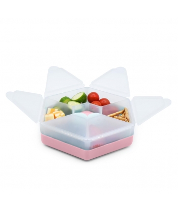 Melii Snackle Box Mini 6 Compartment PINK 23700