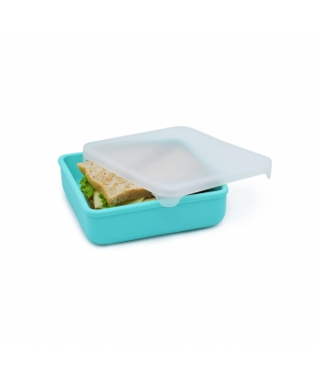 LUNCH BOX MELII SILICONE SANDWICH CONTAINER 790 ML BLUE 23210
