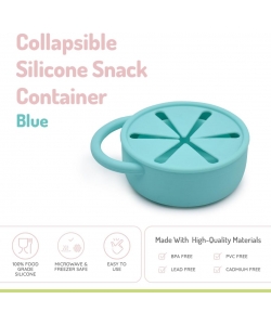 SNACK CONTAINER MELII COLLAPSIBLE 315 ML BLUE 24500