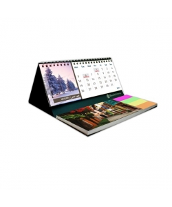 Pyramid Monthly Desk Calendar With Notepad Bf 780 2026