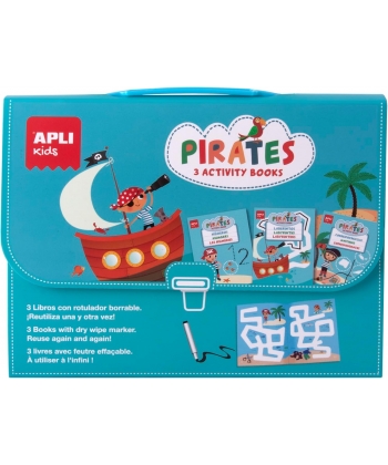 Adventure Activity Books Apli Pirates 3 Books 18247