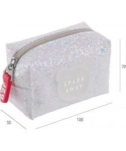 Coin Purse Mr Back 2 Fun Shinny White 19405