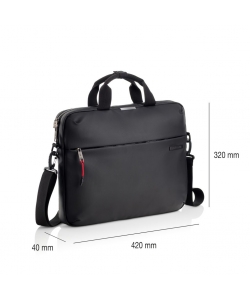 Laptop Bag Mr Bag To Work 17 Inch Black 16984