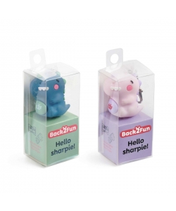 Sharpener Mr Back To Fun Dinos W/Keyring Pink 11998