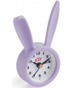 Alarm Clock Mr Back 2 Fun Bunny Lilac 13269