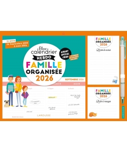 Le Petit Calendrier Hebdo De La Famille Organisee 2026