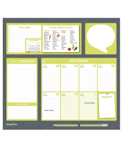 Frigobloc Hebdomadaire 2026 - Calendrier D Organisation Familiale / Sem