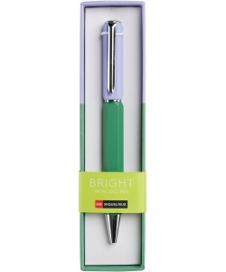 Pen Ballpoint Mr Bright 0.5Mm Retractable Mauve Green 11963