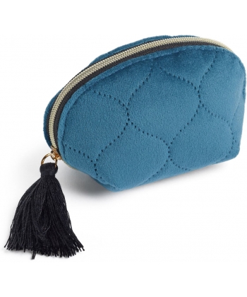 Coin Purse Mr British Bloom Velvet Blue 37273