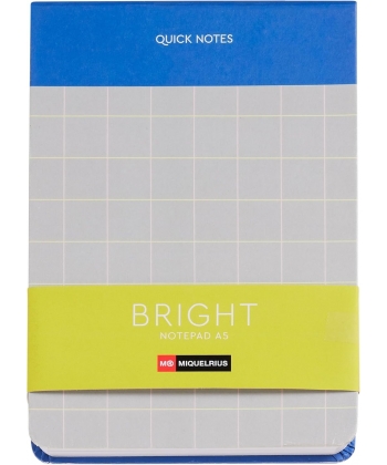 Notepad Mr Bright A5 Ruled Blue 8261