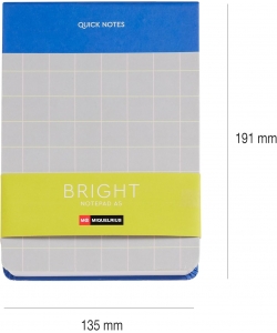 Notepad Mr Bright A5 Ruled Blue 8261