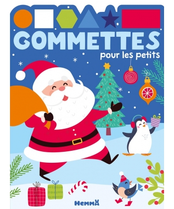 Gommettes Pour Les Petits - Pere Noel Sapin Et Pingouin