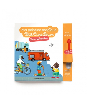 Petit Ours Brun Ma Peinture Magique - Les Vehicules