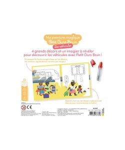 Petit Ours Brun Ma Peinture Magique - Les Vehicules