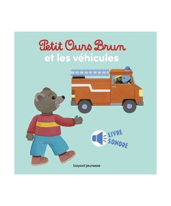 Petit Ours Brun Mini Sonore-Les Vehicules