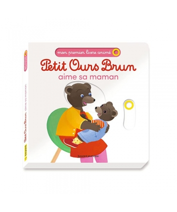 Petit Ours Brun Mon Premier Livre Anime - Aime Sa Maman