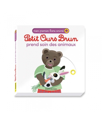 Petit Ours Brun Mon Premier Livre Anime - Prend Soin Des Animaux