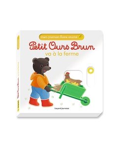 Petit Ours Brun Mon Premier Livre Anime - Va A La Ferme