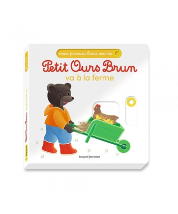 Petit Ours Brun Mon Premier Livre Anime - Va A La Ferme