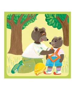 Petit Ours Brun Poche - Fait De L Accrobranche