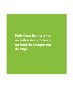 Petit Ours Brun Poche - Jardine Avec Papi