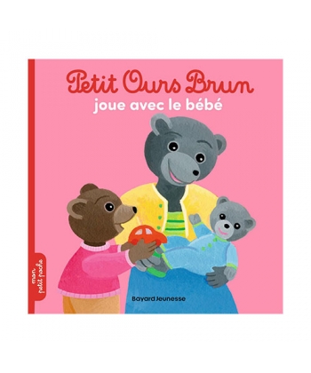 Petit Ours Brun Joue Avec Le Bebe