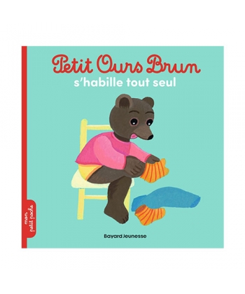 Petit Ours Brun Poche - S Habille Tout Seul