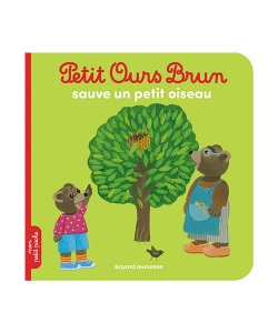 Petit Ours Brun Poche - Sauve Un Petit Oiseau