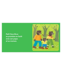Petit Ours Brun Poche - Se Promene En Foret