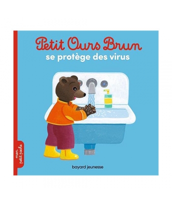 Petit Ours Brun Poche - Se Protege Des Virus