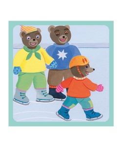 Petit Ours Brun Poche - Va A La Patinoire