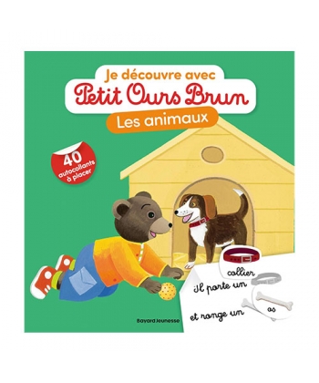 Je Decouvre Avec Petit Ours Brun-Les Animaux +Stickers