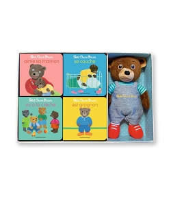 Mon Coffret A Histoires Petit Ours Brun (4 Volumes +Peluche)