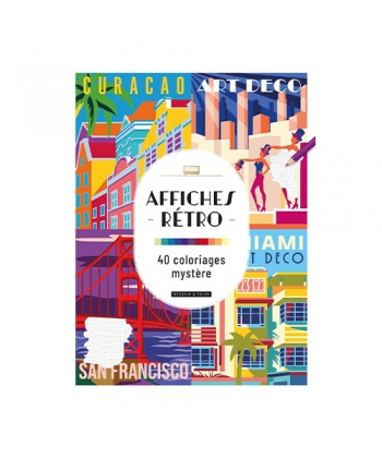 40 Coloriages Mystere - Affiches Retros