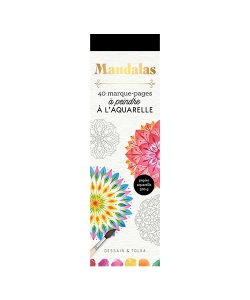 40 Marque-Pages A Peindre A L Aquarelle - Mandalas