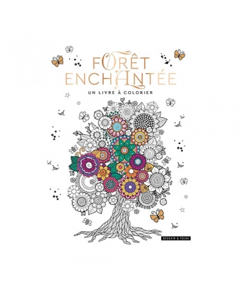 Foret Enchantee, Un Livre A Colorier