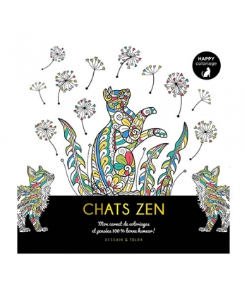 Happy Coloriage - Chats Zen
