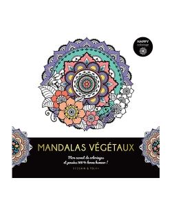 Happy Coloriage - Mandalas Vegetaux