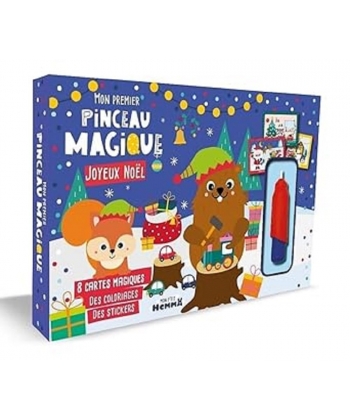 Mon P Tit Hemma Mon Premier Pinceau Magique Boite - Joyeux Noel