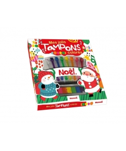 Boite Mes Jolis Tampons Colores - Noel