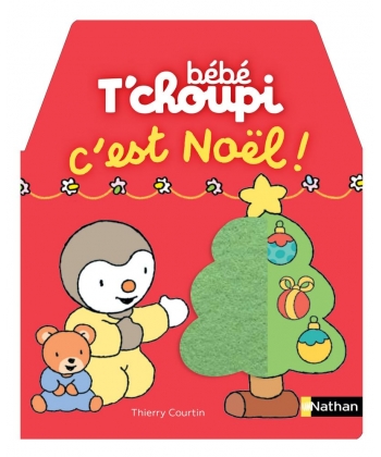 Bebe T Choupi 1Ers Livres Cache-Cache Feutrine - C Est Noel