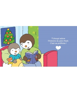 Coffret T Choupi Aime Le Pere Noel +Peluche